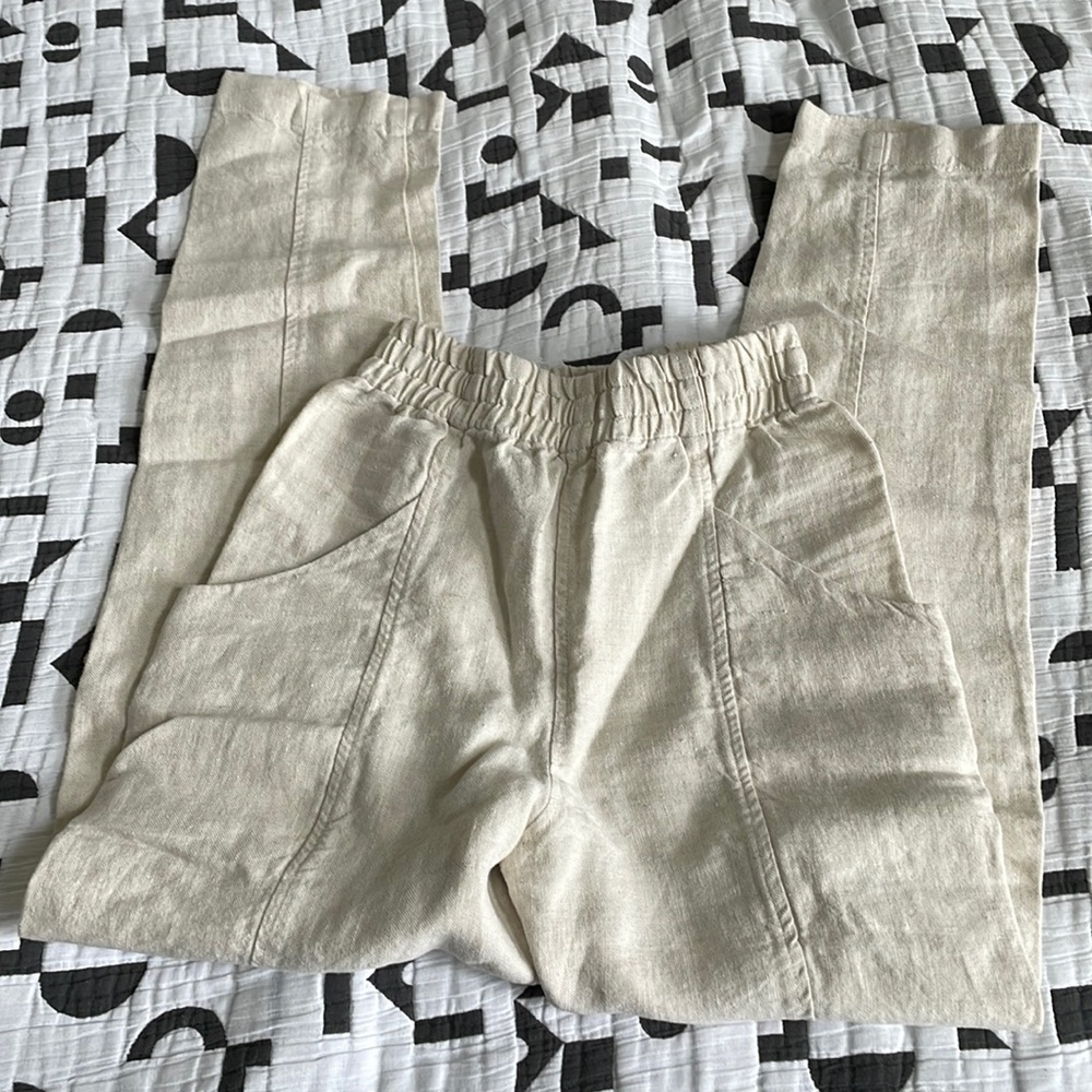 Elizabeth Suzann Clyde pants - linen - 0R NWOT